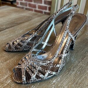 Calvin Klein Bronze Night Owl Slingback